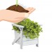 Planter Boxes, Contemporary Outdoor Planters, Decorative White Chair Planter   
